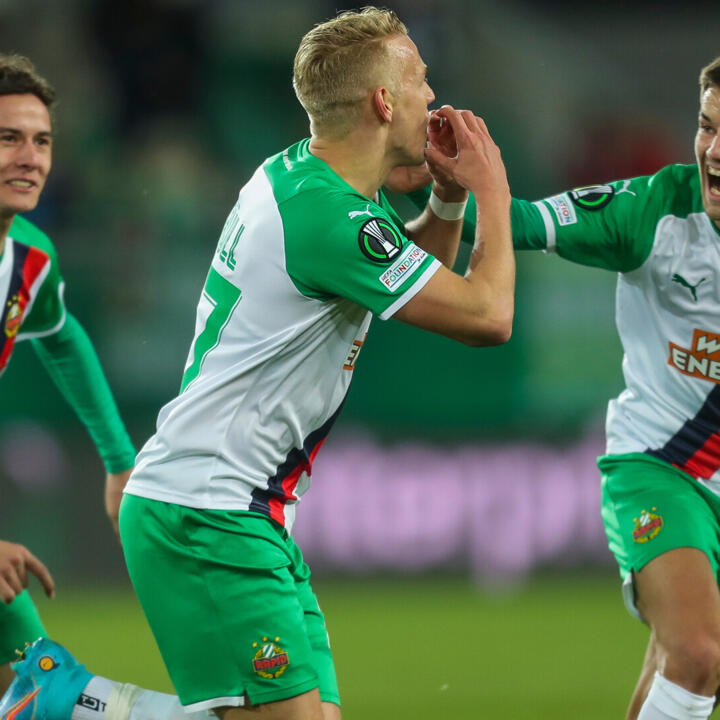 Rapid erkämpft Hinspielsieg über Vitesse