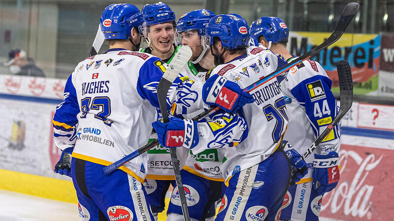 7. Sieg in Folge! <a href='/de/daten/news/eishockey/vsv/' class='tag'>VSV</a> jubelt erneut in Innsbruck