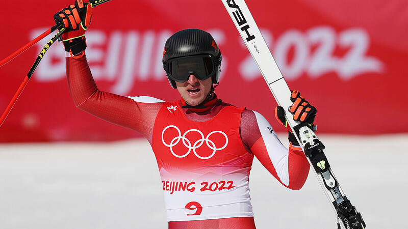 Feuz gewinnt Gold in der Abfahrt, Bronze an Mayer