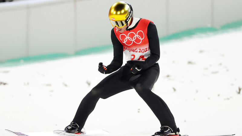 Manuel Fettner holt SILBER auf der Normalschanze