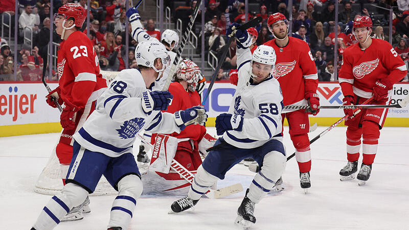 Oilers und Maple Leafs feiern Schützenfeste