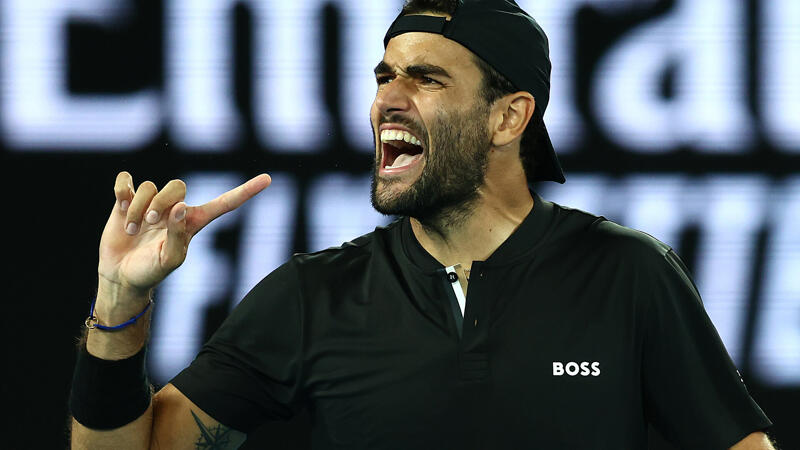 Berrettini siegt in fünf Sätzen gegen Monfils