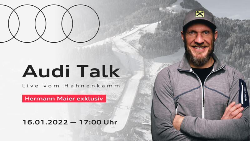 Hermann Maier im Audi Talk in Kitzbühel