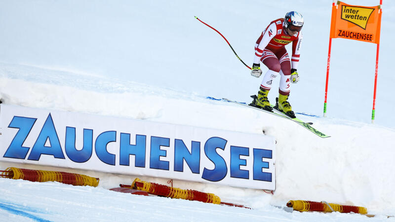Siebenhofer in Zauchensee-Abfahrt am Podest