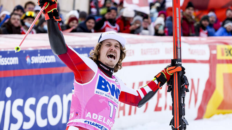 Wilder Ritt in Adelboden: Feller ist "eine Rakete"