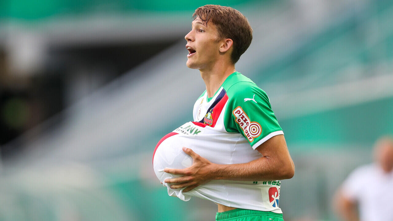 Pascal Fallmann Rapid-Talent Pascal Fallmann soll ein Thema in Altach sein
