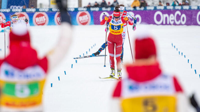 Russinnen überraschen in <a href='/de/daten/news/langlauf/' class='tag'>Langlauf</a>-Staffel <a href='/de/daten/news/norwegen/' class='tag'>Norwegen</a>