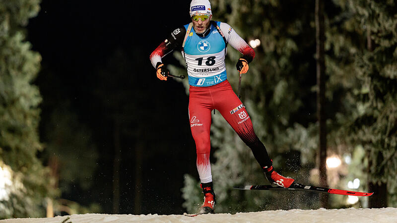Simon Eder bleibt im <a href='/de/daten/news/fussball/biathlon/' class='tag'>Biathlon</a>-Sprint fehlerfrei