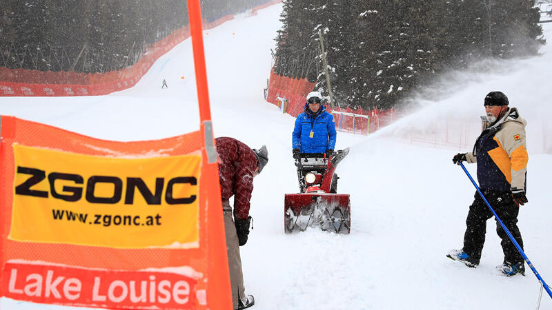 Abfahrt in Lake Louise abgesagt