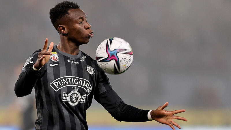 Sturm Graz: Keine Schmerzgrenze bei Kelvin Yeboah
