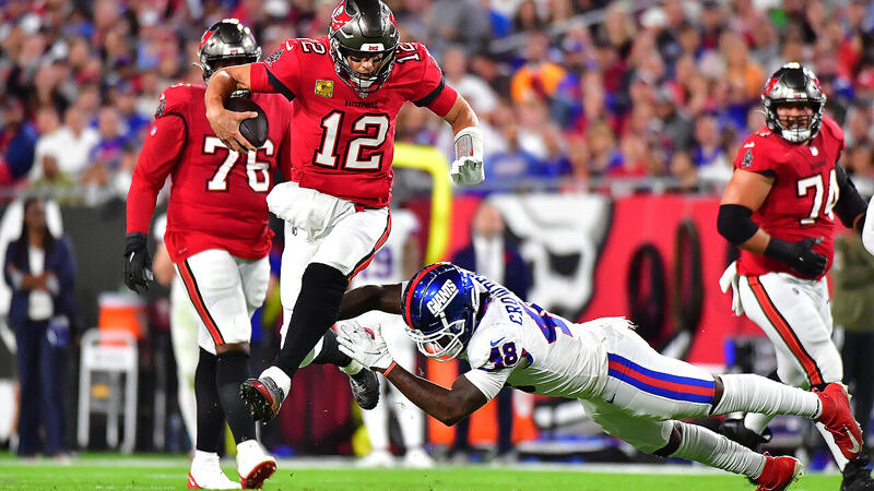 Tom Brady und die Buccaneers glänzen gegen Giants