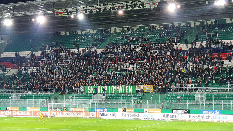 Rapid-Fans wieder mit Support