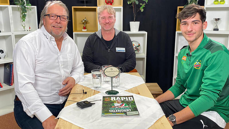 Am Stammtisch bei Ogris: Rapids Leo Greiml