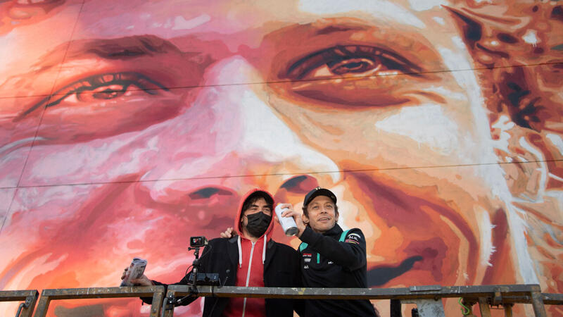 Die schönsten Bilder von Valentino Rossis Abschied in Valencia