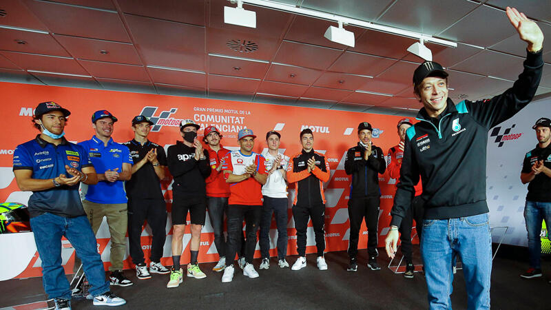 Die schönsten Bilder von Valentino Rossis Abschied in Valencia