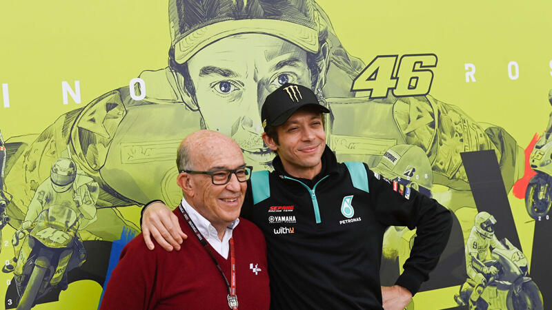 Die schönsten Bilder von Valentino Rossis Abschied in Valencia