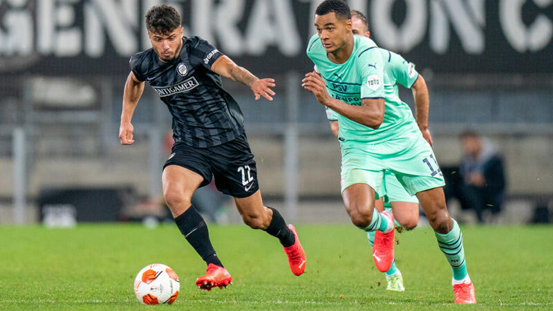 Geisterspiel für Sturm Graz in der Europa League