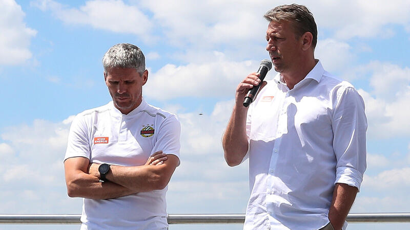 Rapid diskutiert über Trainerzukunft Kühbauers