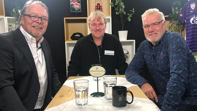 Am Stammtisch bei <a href='/de/daten/news/andy-ogris/' class='tag'>Andy Ogris</a>: <a href='/de/daten/news/ernst-baumeister/' class='tag'>Ernst Baumeister</a>