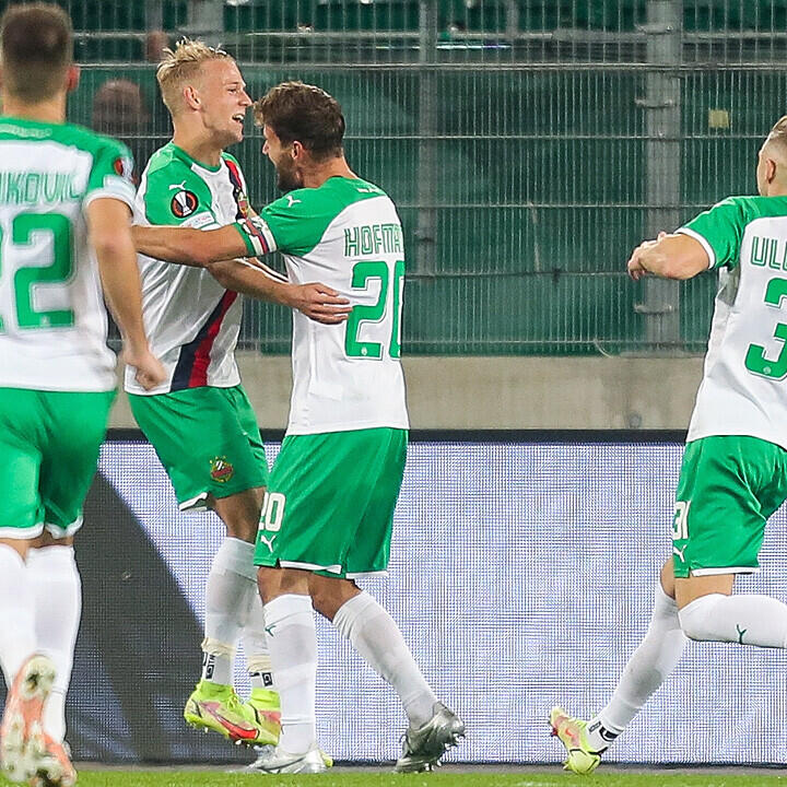 Rapid jubelt gegen Zagreb über ersten EL-Sieg
