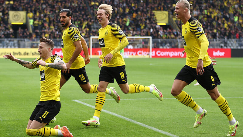 Dortmund vorübergehend Tabellenführer