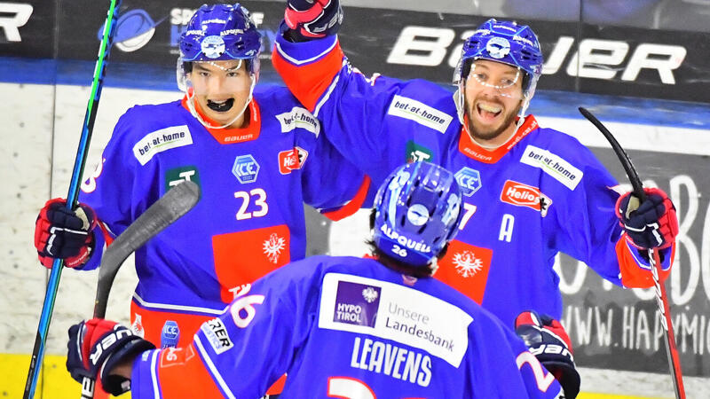 ICE-Highlights! Innsbrucker Haie besiegen Capitals