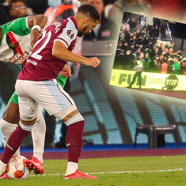 Rapid-Fans sorgen für Tumulte gegen West Ham