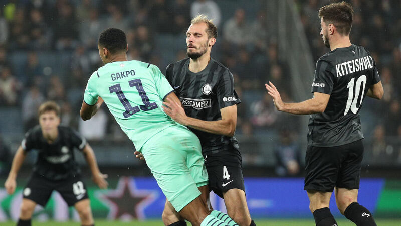 Sturm verliert in EL auch gegen PSV