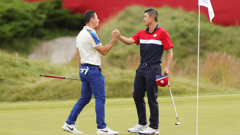 <a href='/de/daten/news/usa/' class='tag'>USA</a> fixieren Sieg im <a href='/de/daten/news/golf/ryder-cup/' class='tag'>Ryder Cup</a>