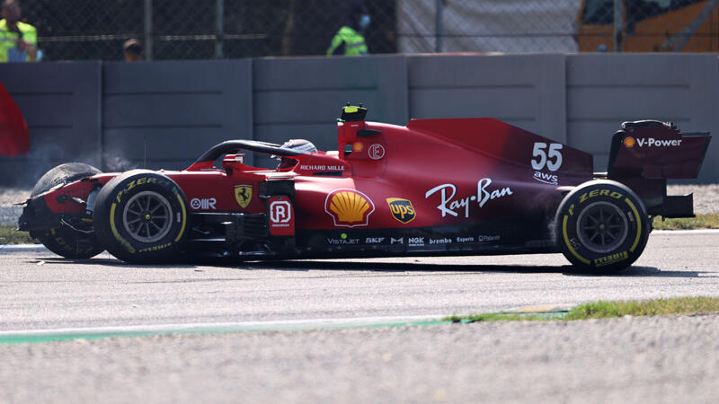 Heftiger Sainz-Crash im zweiten Training