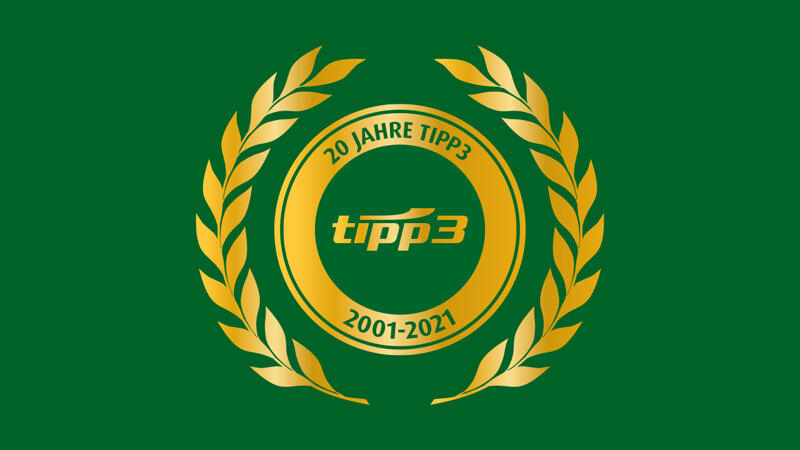 Happy Birthday tipp3 zum 20. Geburtstag!