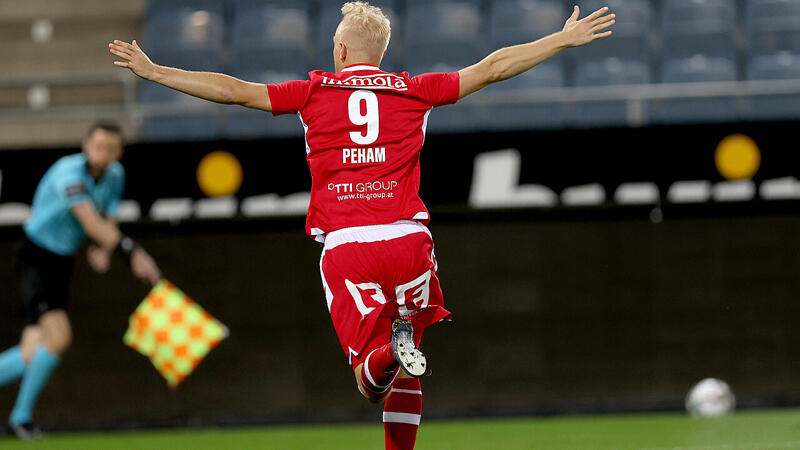 David Peham trifft im ersten Spiel für den <a href='/de/daten/news/fussball/gak/' class='tag'>GAK</a>