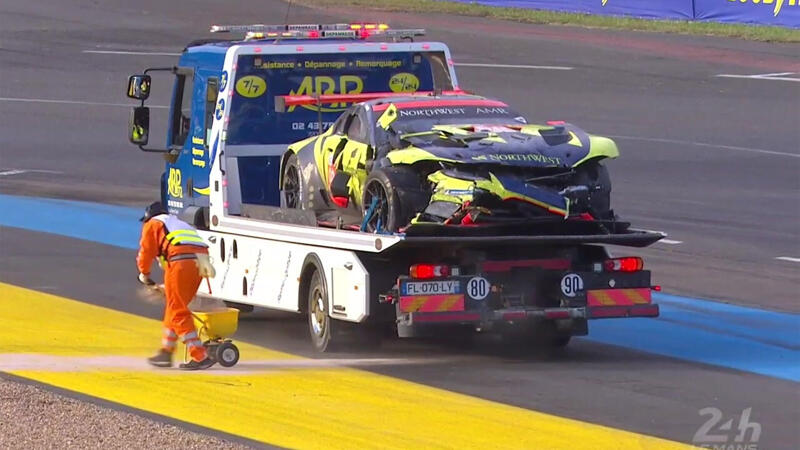 Böser Unfall bei 24 Stunden von Le Mans