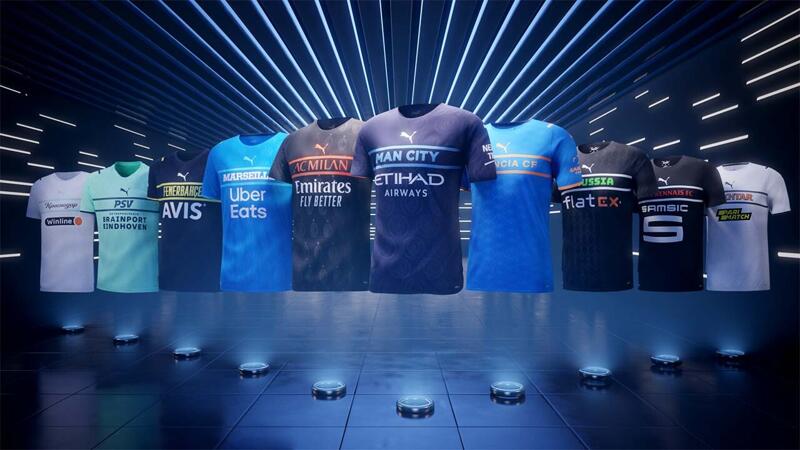 Revolutionäres Trikot-Design für Top-Klubs