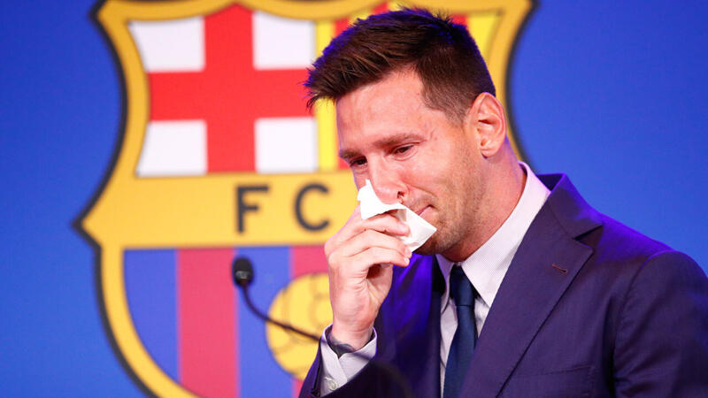 Tränen bei Messi: "Bin nicht bereit dafür"