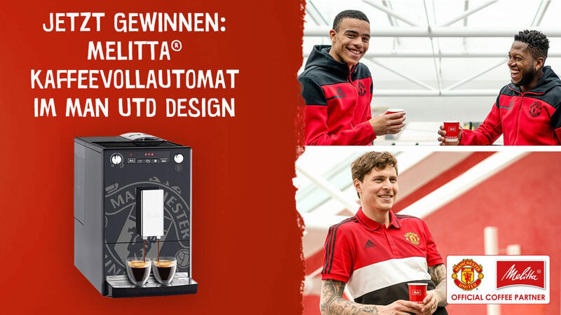 Melitta-Gewinnspiel: Caffeo Solo im ManUtd-Design