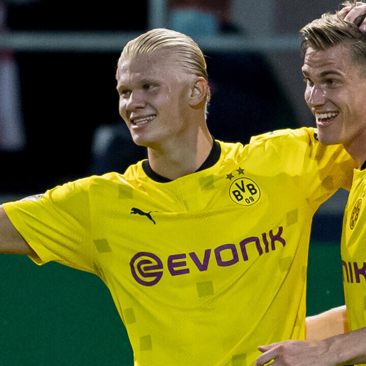 Haaland tobt sich bei Rose-Debüt im Pokal aus