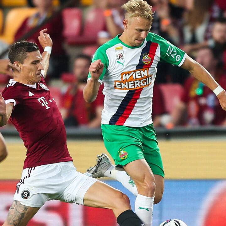 Rapid muss CL-Traum in Prag begraben