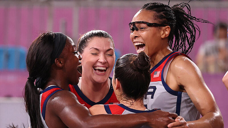 Erste Olympia-Medaillen im <a href='/de/daten/news/basketball/3x3/' class='tag'>3x3</a>-<a href='/de/daten/news/basketball/basketball/' class='tag'>Basketball</a> vergeben