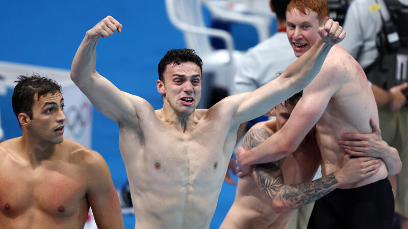 Sensation in 200m-Kraul-Staffel - Pleite für USA