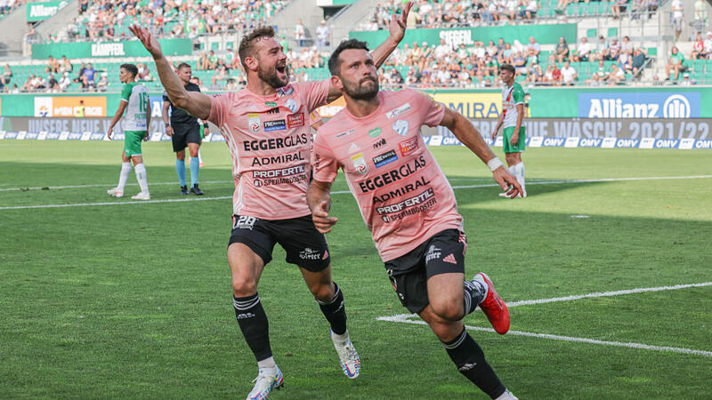 Highlight-VIDEO: Hartberg jubelt bei Rapid