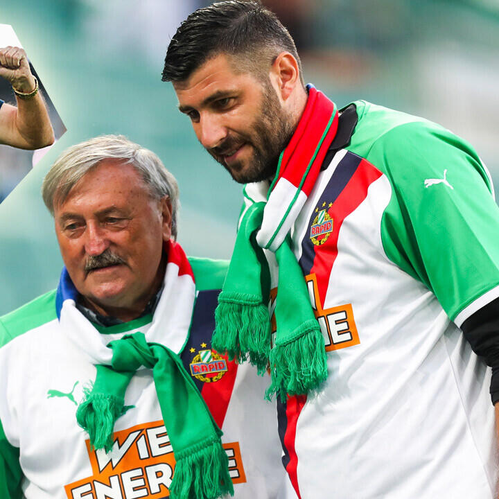 Legende von Rapid-Fans gefeiert