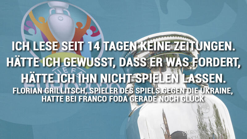 EURO 2020, Diashow: Die besten Sprüche der EM