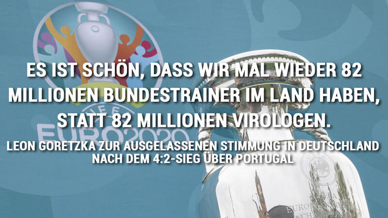 EURO 2020, Diashow: Die besten Sprüche der EM