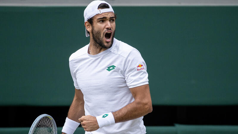 Matteo Berrettini erster Finalist in <a href='/de/daten/news/tennis/wimbledon/' class='tag'>Wimbledon</a>