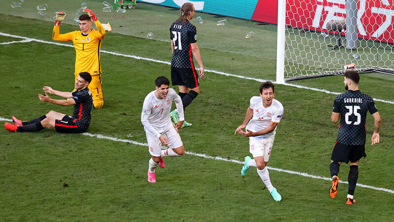 Spanien ringt <a href='/de/daten/news/kroatien/' class='tag'>Kroatien</a> in Verlängerung nieder