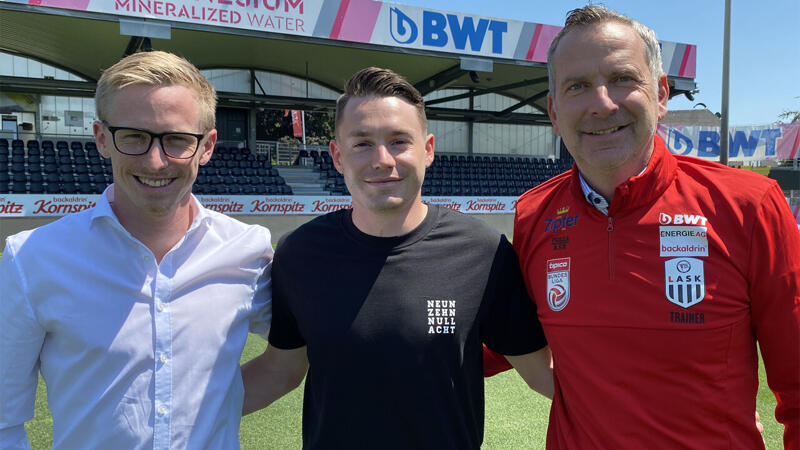 <a href='/de/daten/news/fussball/lask/' class='tag'>LASK</a> verpflichtet mit Flecker Ranftl-Ersatz