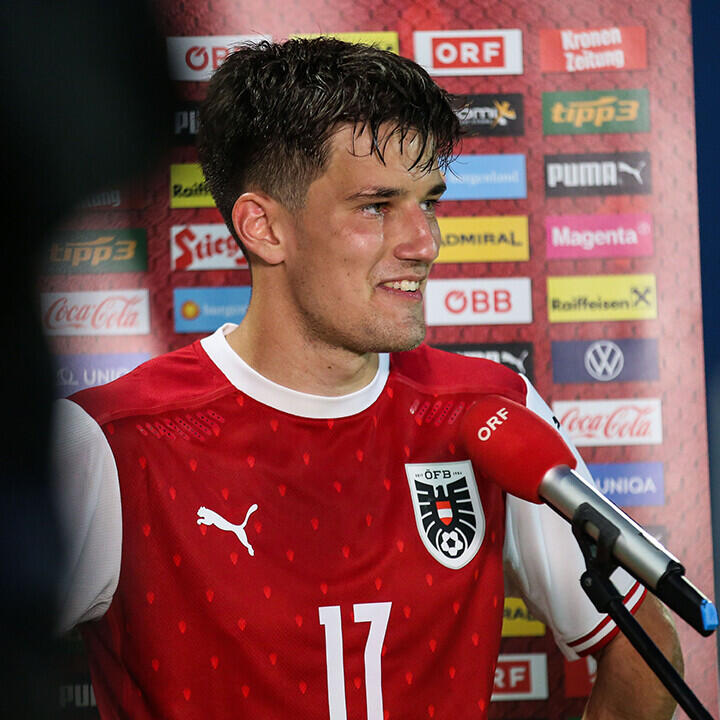 Rapid-Angebot? Jonas Auer schmunzelt