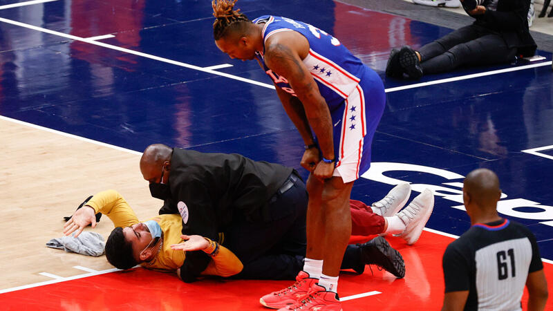 Erneut sorgt Fan in <a href='/de/daten/news/basketball/nba/' class='tag'>NBA</a>-Playoffs für Unruhe