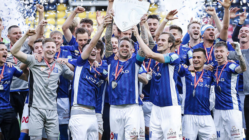 Blau-Weiß Linz ist erstmals Meister der <a href='/de/daten/news/fussball/2--liga/' class='tag'>2. Liga</a>!